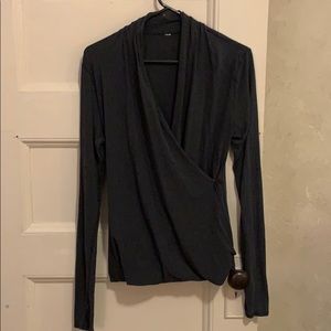 Lululemon Grey Wrap VNeck